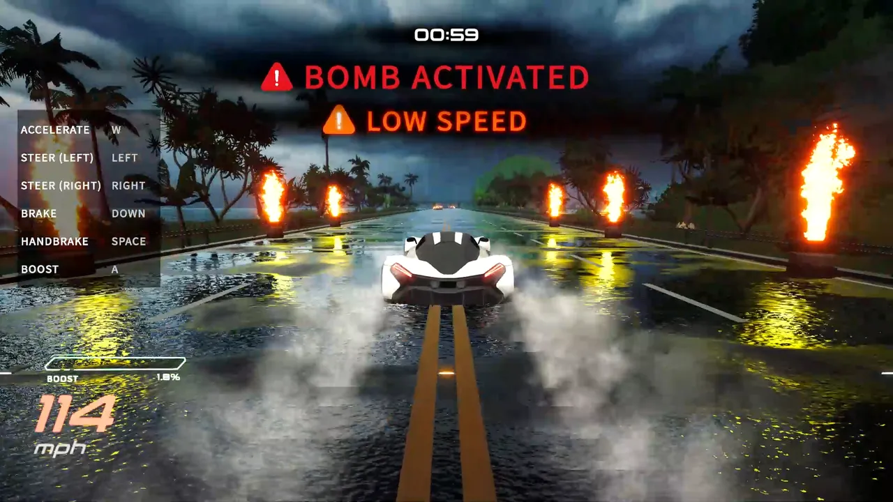 Explosive Track - Crazy Action Arcade Racing screenshot 2