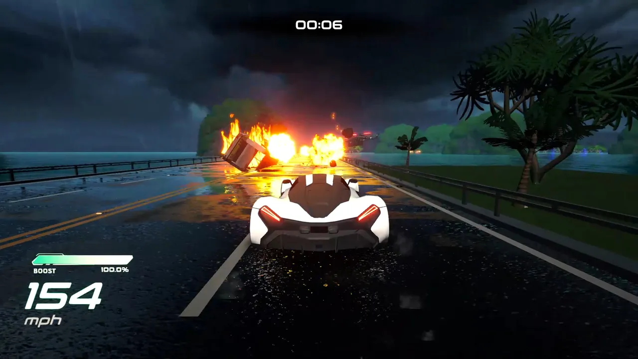 Explosive Track - Crazy Action Arcade Racing screenshot 4