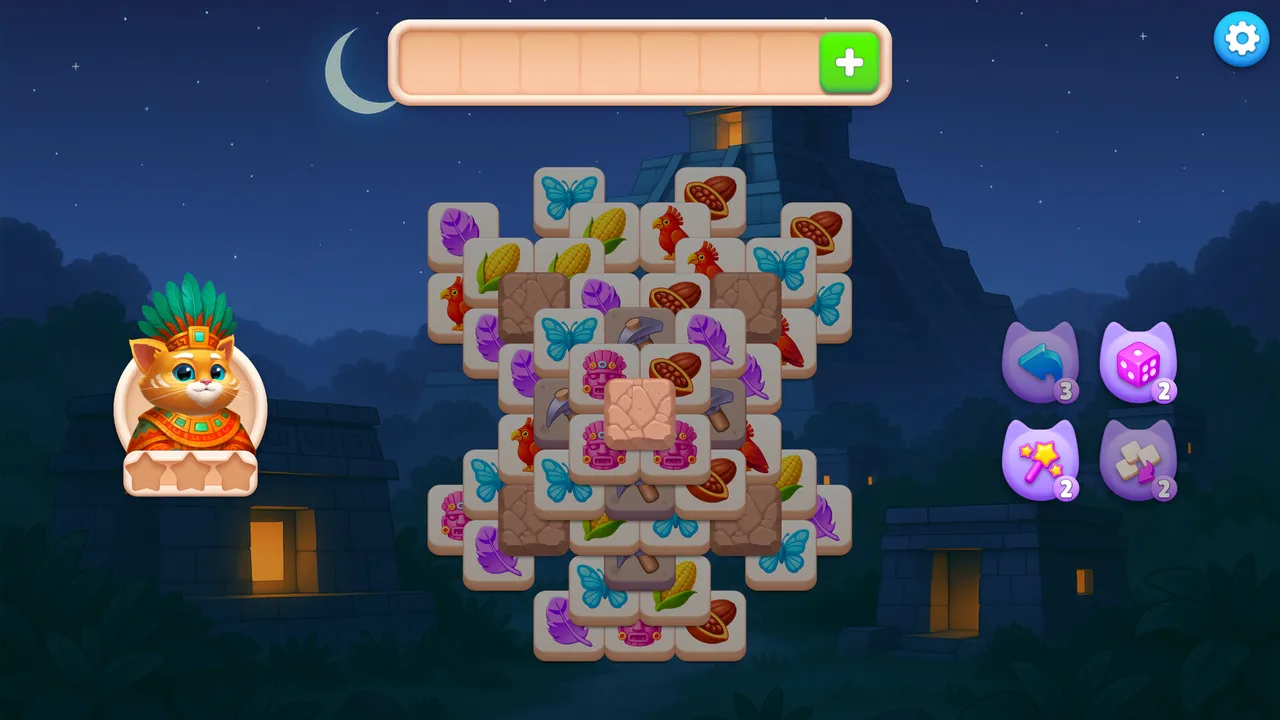 Catjong 6: Pawztec Temple screenshot 2