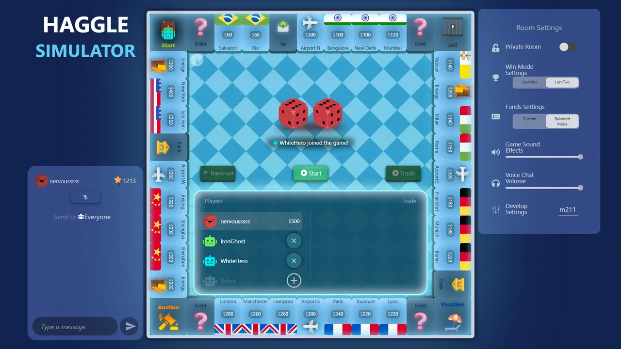 Haggle simulator screenshot 2