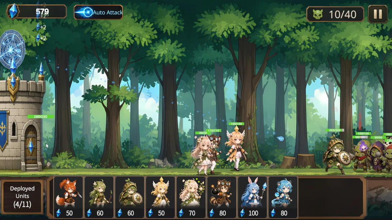 Girls vs Goblins screenshot 2