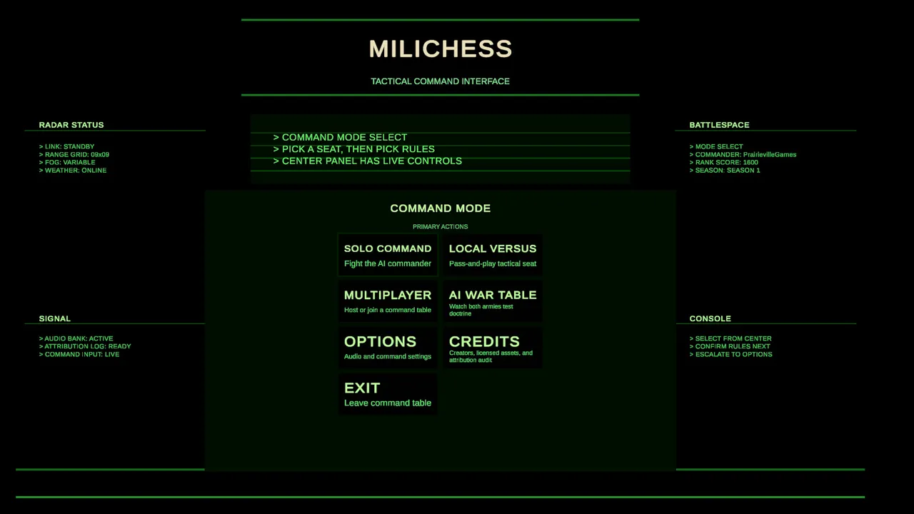 Milichess screenshot 4