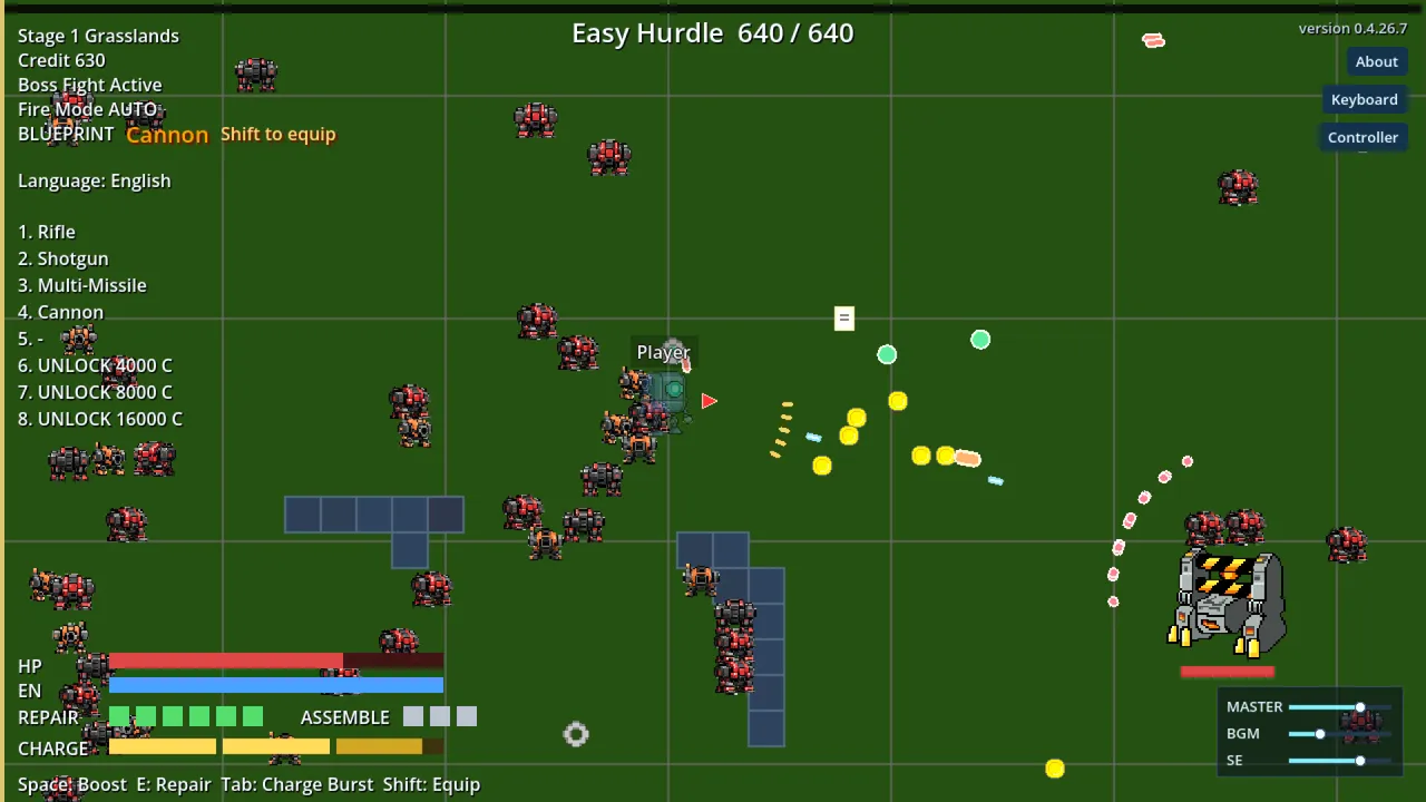 OctoMech Survivors screenshot 1