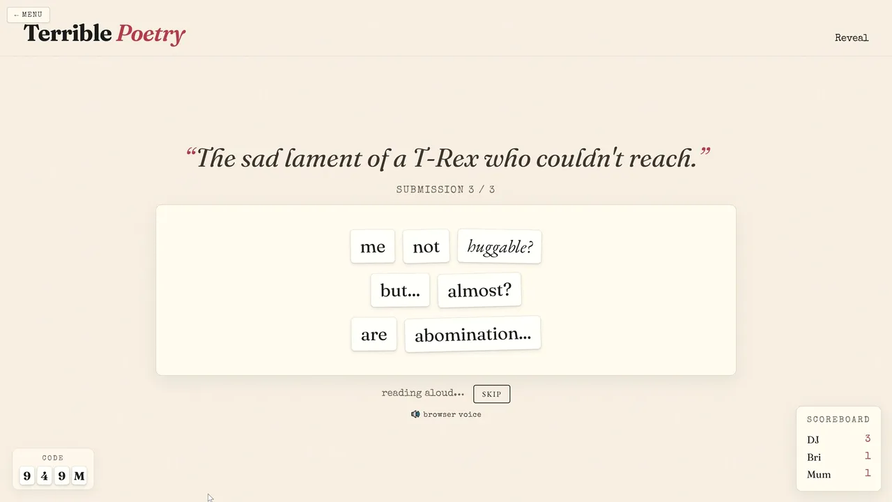 Terrible Poetry screenshot 5