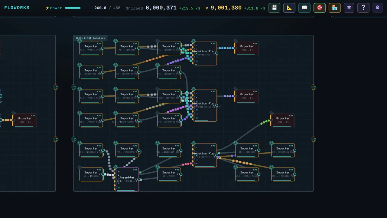FLOWORKS screenshot 1