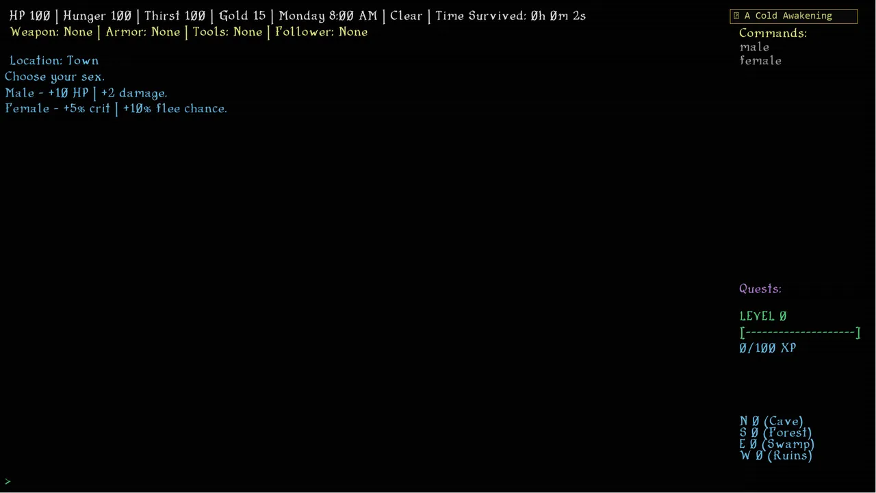 Dark Hollow RPG screenshot 1