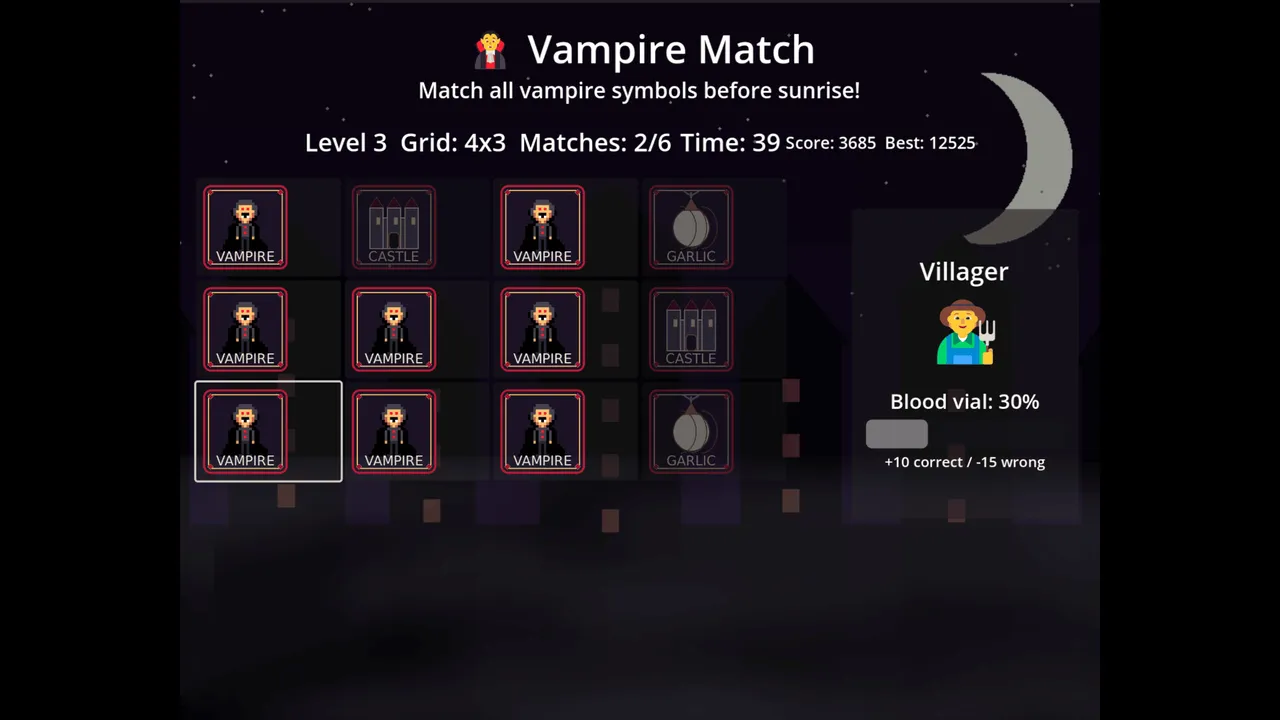 Vampire Match screenshot 3