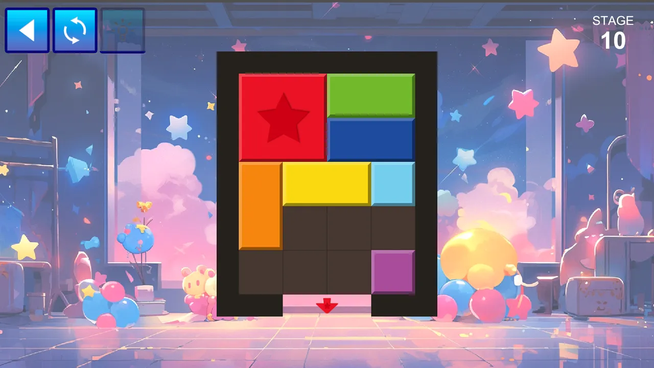 SLIDE BLOCKS ~ブロックをゴールに運ぼう!~ screenshot 1